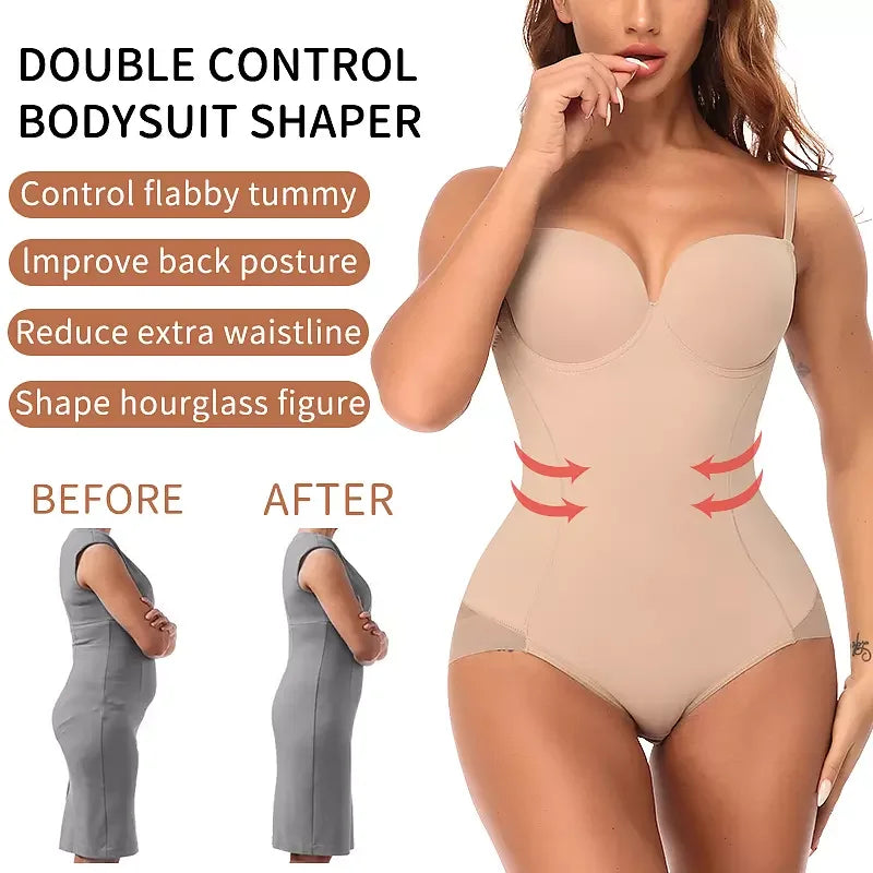 Slimming Shapewear Bodysuit – Tummy Control Underwire for Women Body Shaping