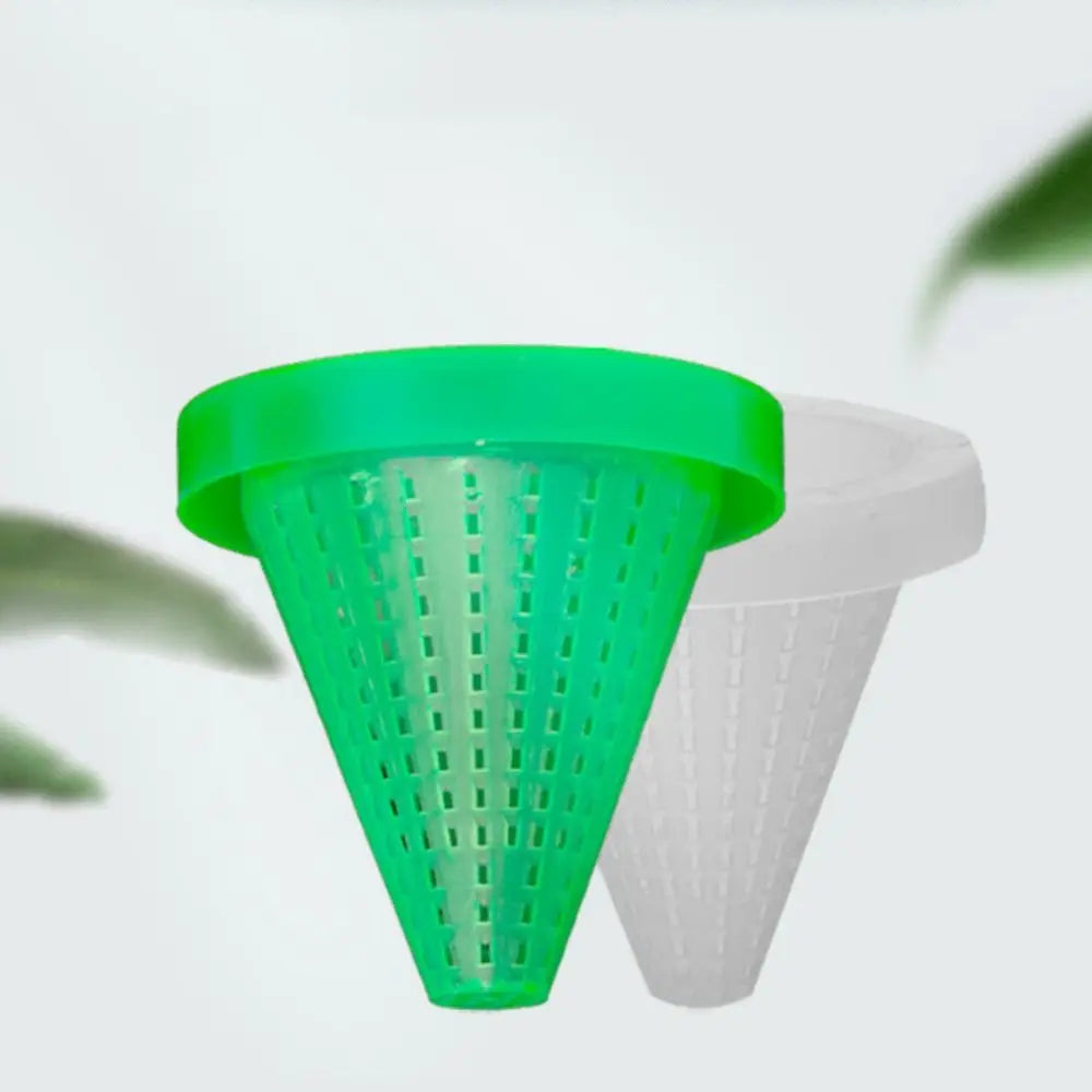 Plastic Worm Feeder Cone – Suction Cup Live Food Basket for Aquarium Fish Tanks