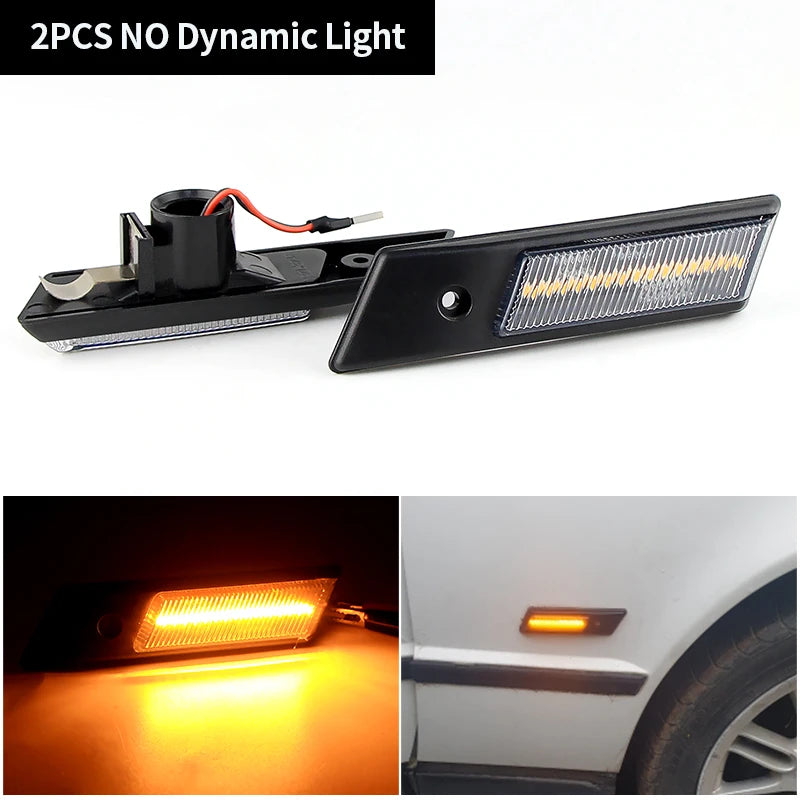 Sequential LED Side Marker Lights – Dynamic Turn Signal for BMW 3 5 7 Series