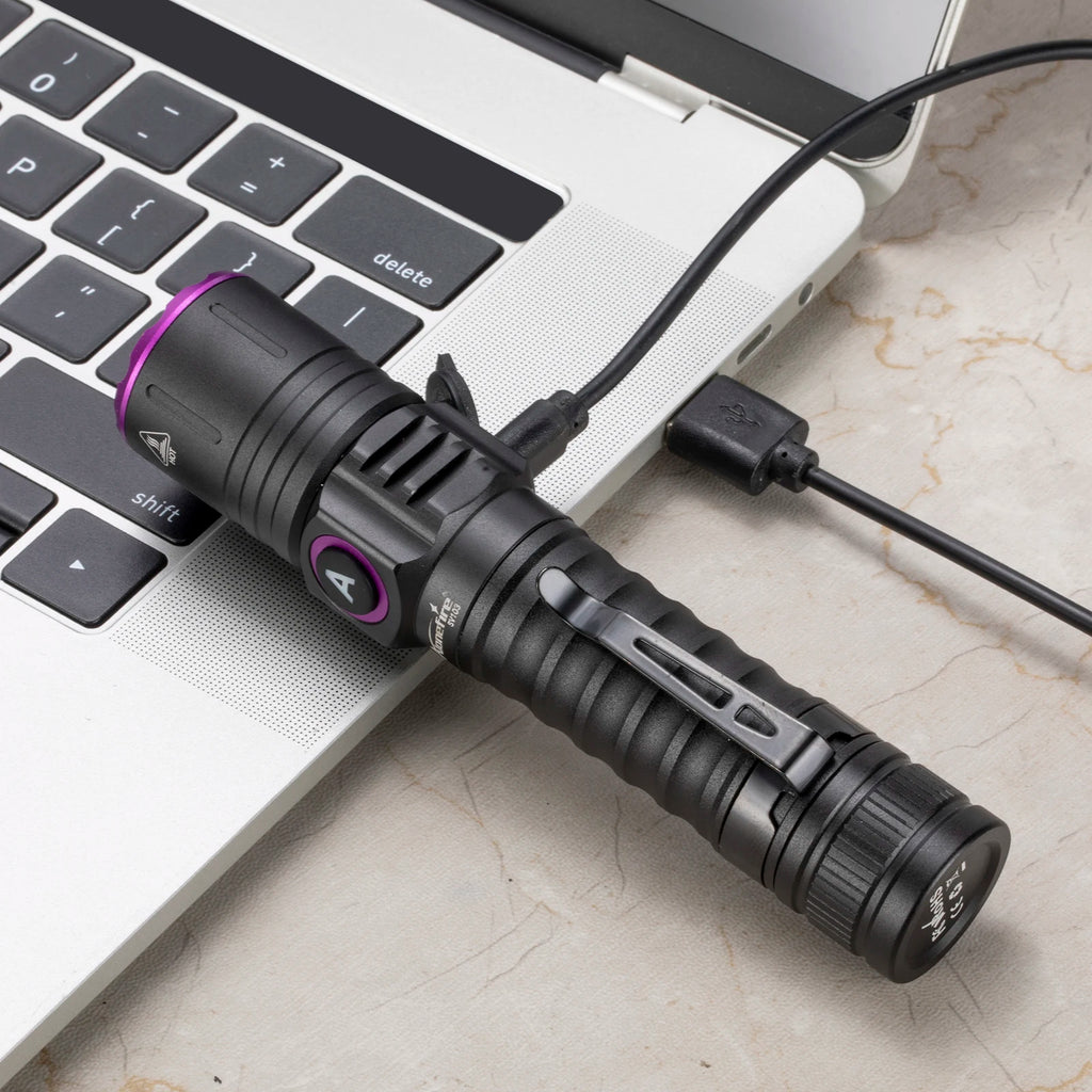 15W UV 365nm Blacklight Flashlight – Rechargeable Torch for Pet Urine Detection