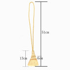 Decorative Curtain Tassel Tieback – Braided Rope Holder for Home Decor