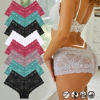 Floral Lace Panties – Sexy V-Waist Breathable Underwear for Women