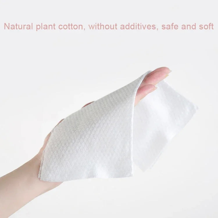 Soft Cotton Disposable Face Towels – Absorbent Rags for Skincare and Bathing