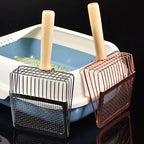 Stainless Steel Cat Litter Scoop – Durable Mesh Sifter for Pet Cleaning