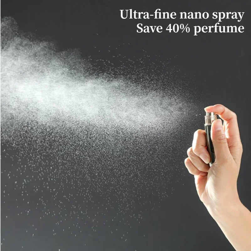 Refillable Aluminum Perfume Atomizer – Portable Spray Bottle for Travel