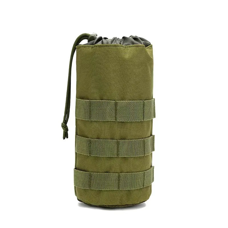 Tactical Hydration Carrier – Adjustable Nylon Water Bottle Pouch for Hiking