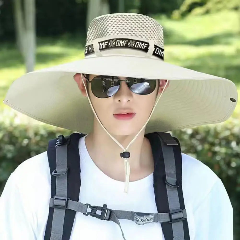 Breathable Mesh Sun Hat – Unisex UV Protection for Fishing and Hiking
