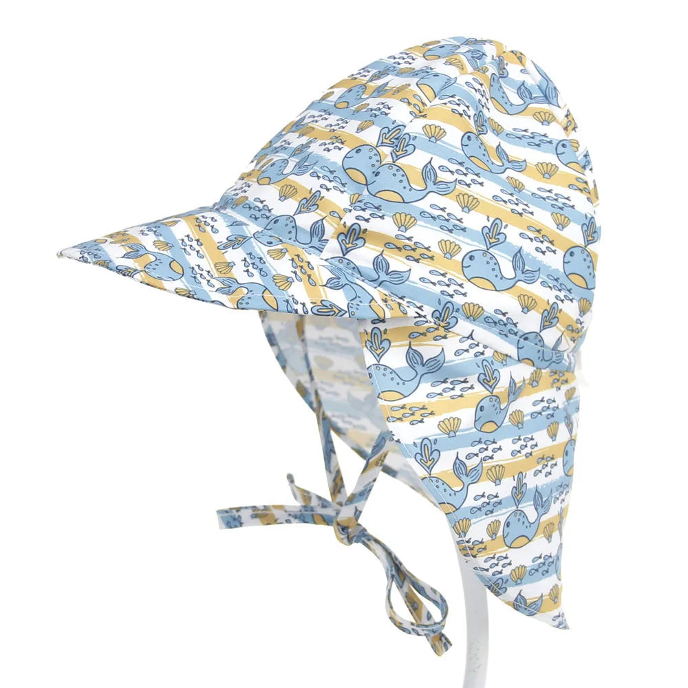 Adjustable Kids Bucket Hat – UV Protection Quick-Dry Cap for Beach Summer