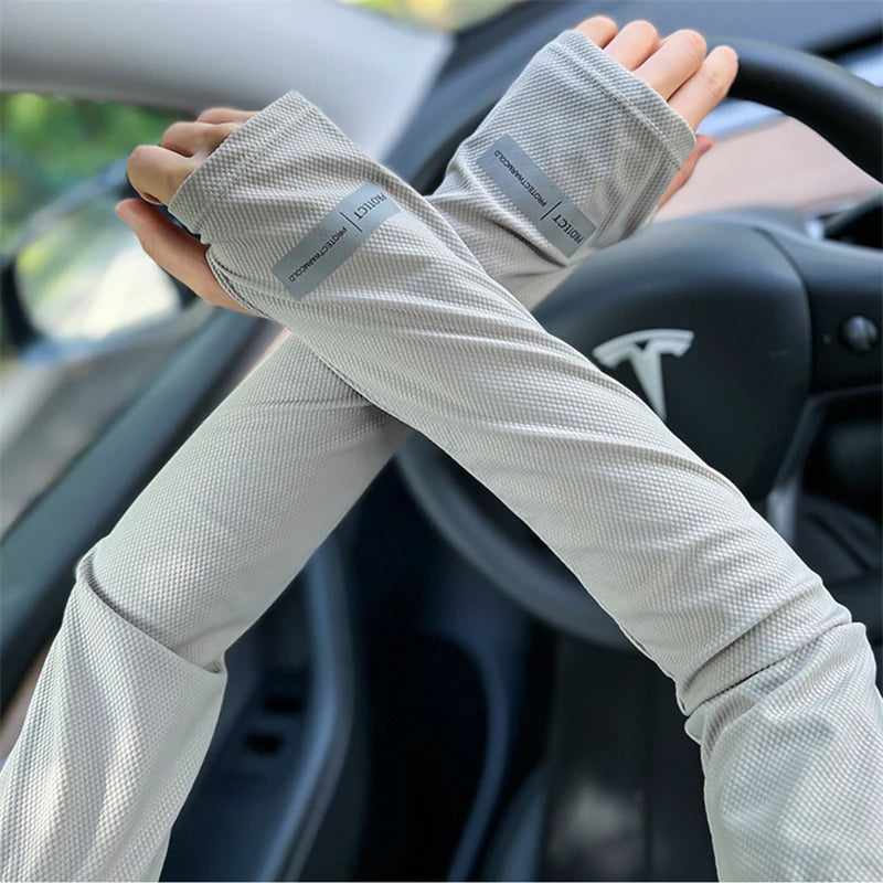 Large UV Sun Protection Sleeves – Breathable Arm Covers for Outdoor Sports