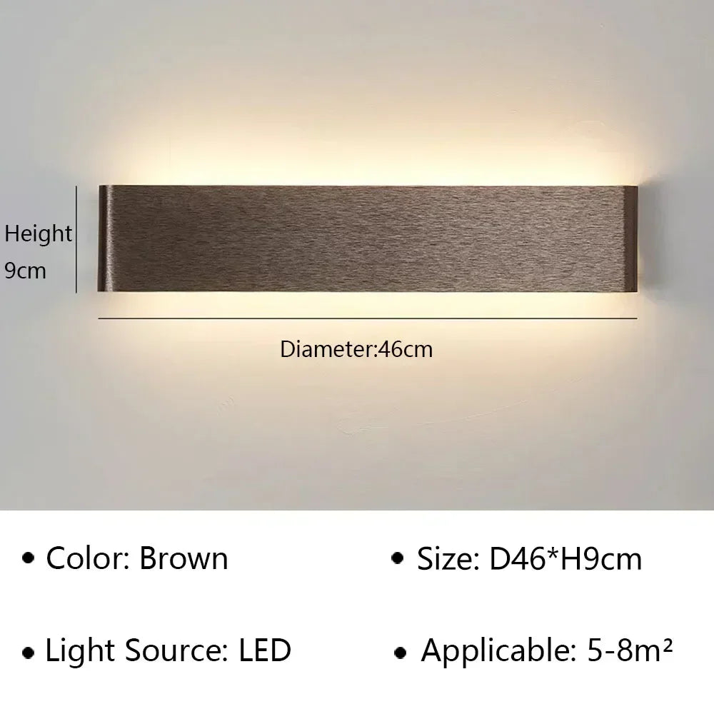 Modern LED Wall Sconce – Minimalist Indoor Lighting for Bedroom and Living Room