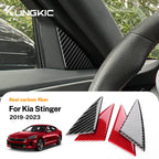 Carbon Fiber Door Triangle Trim – Interior Accessories for Kia Stinger