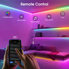 Addressable COB LED Strip Light – RGBIC WIFI Tape for Smart Home Decor