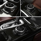 IDrive Multimedia Button Decals – Adhesive Interior Trim for BMW Models