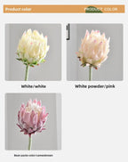 Artificial King Protea Flower – 25 Inch Faux Botanical for Home Wedding Decor