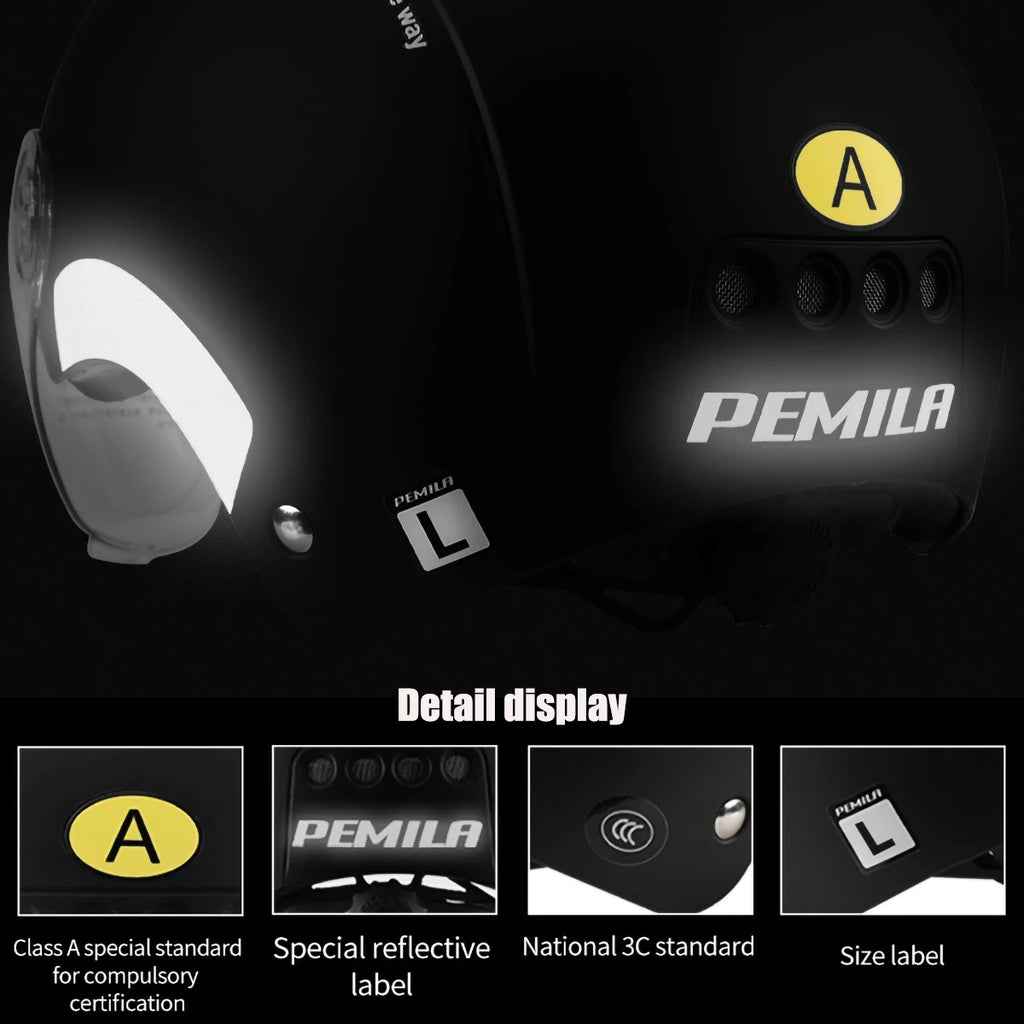 Cycling Helmet with Goggles – Protective MTB Gear for Adults