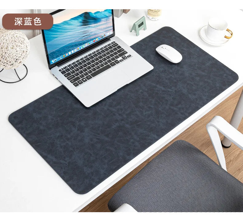 Large PU Leather Desk Pad – Waterproof Protective Mat for Office Gaming