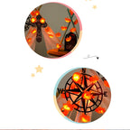 Mexican Marigold Garland LED Lights – Artificial Flower Decor for Day of the Dead