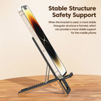 Ultra Thin Phone Stand – Foldable Adjustable Smartphone Holder for Desk