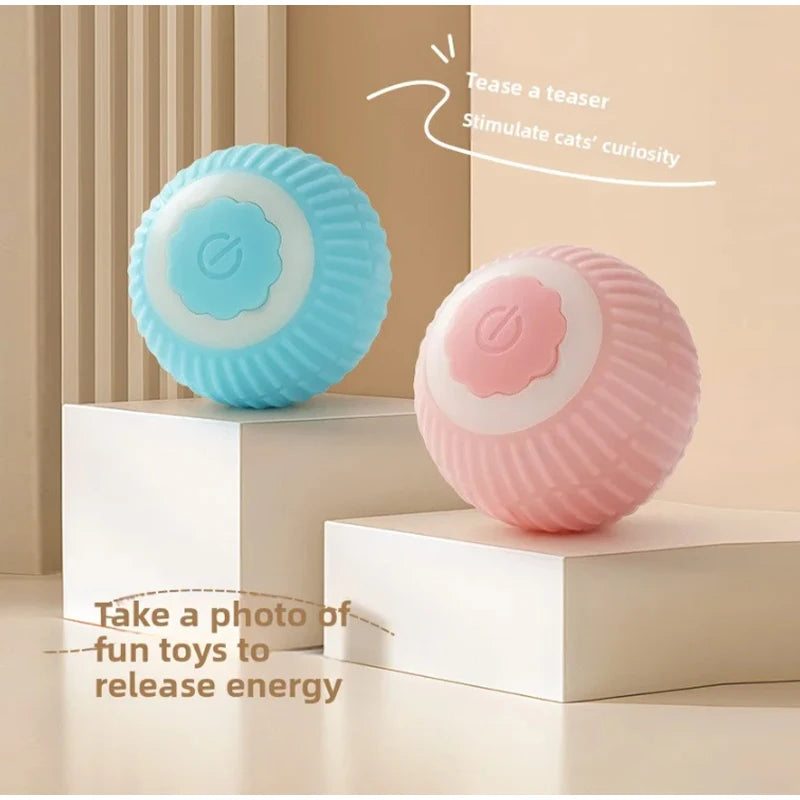 Interactive Automatic Cat Ball – Smart Motion Sensor Toy for Indoor Pet Play