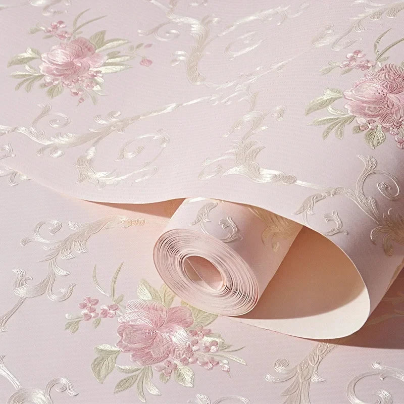 Self-Adhesive 3D Floral Wallpaper – Thickened Wall Decor for Bedroom Living Room