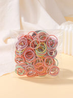 Colorful Nylon Hair Ties – 2cm Elastic Rubber Bands for Baby Girls