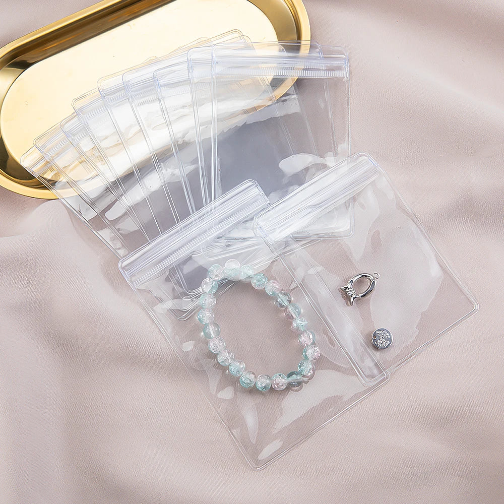 Transparent Jewelry Storage Bags – Anti-Oxidation Pouches for DIY Packaging