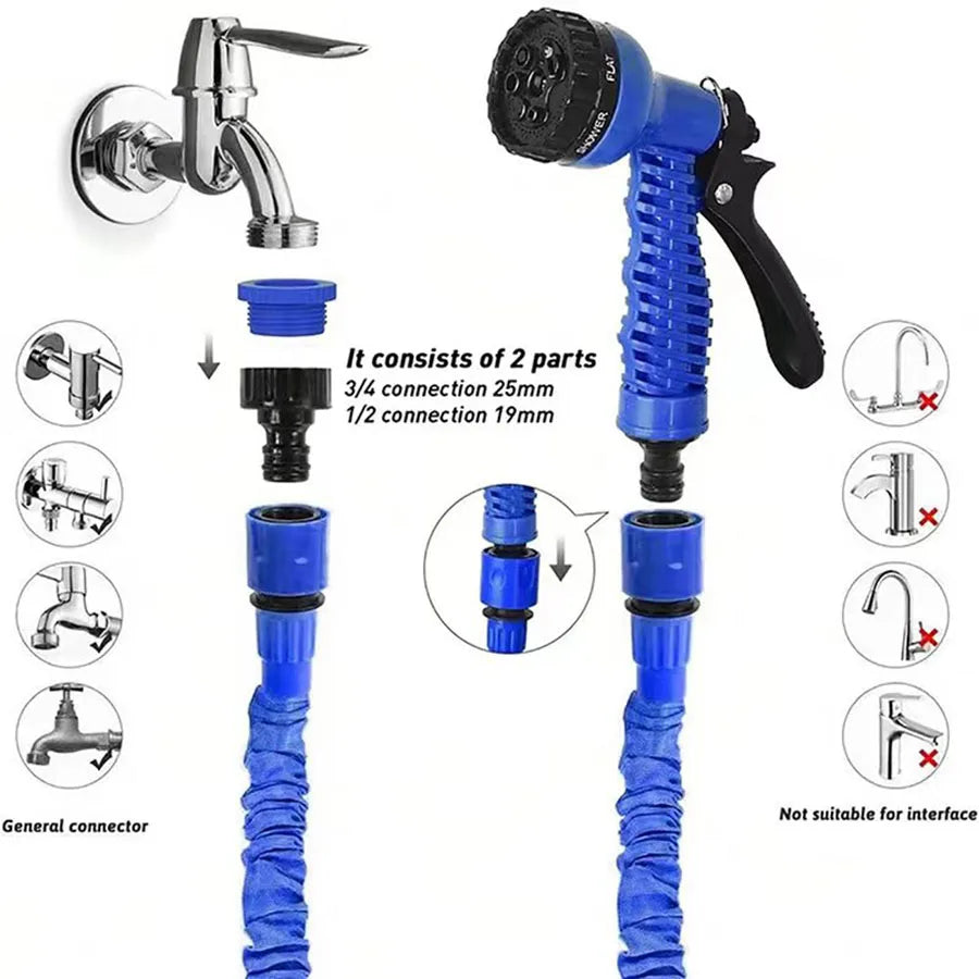 Expandable Garden Hose – Durable Lightweight Spray Tool for Home Watering
