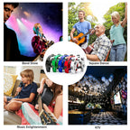 Half-Moon Tambourine – Double Row Metal Jingles for Musical Performances