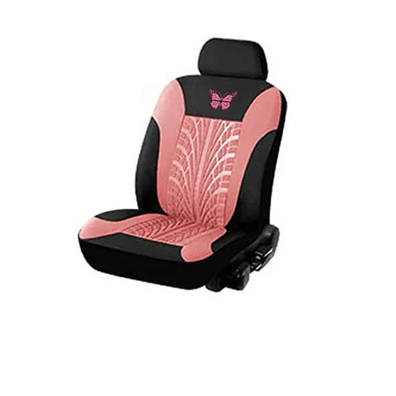 Butterfly Embroidered Car Seat Covers – Universal Auto Interior Accessories
