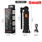Rechargeable Magnetic Work Light – 360 Rotating Flashlight for Repair Camping