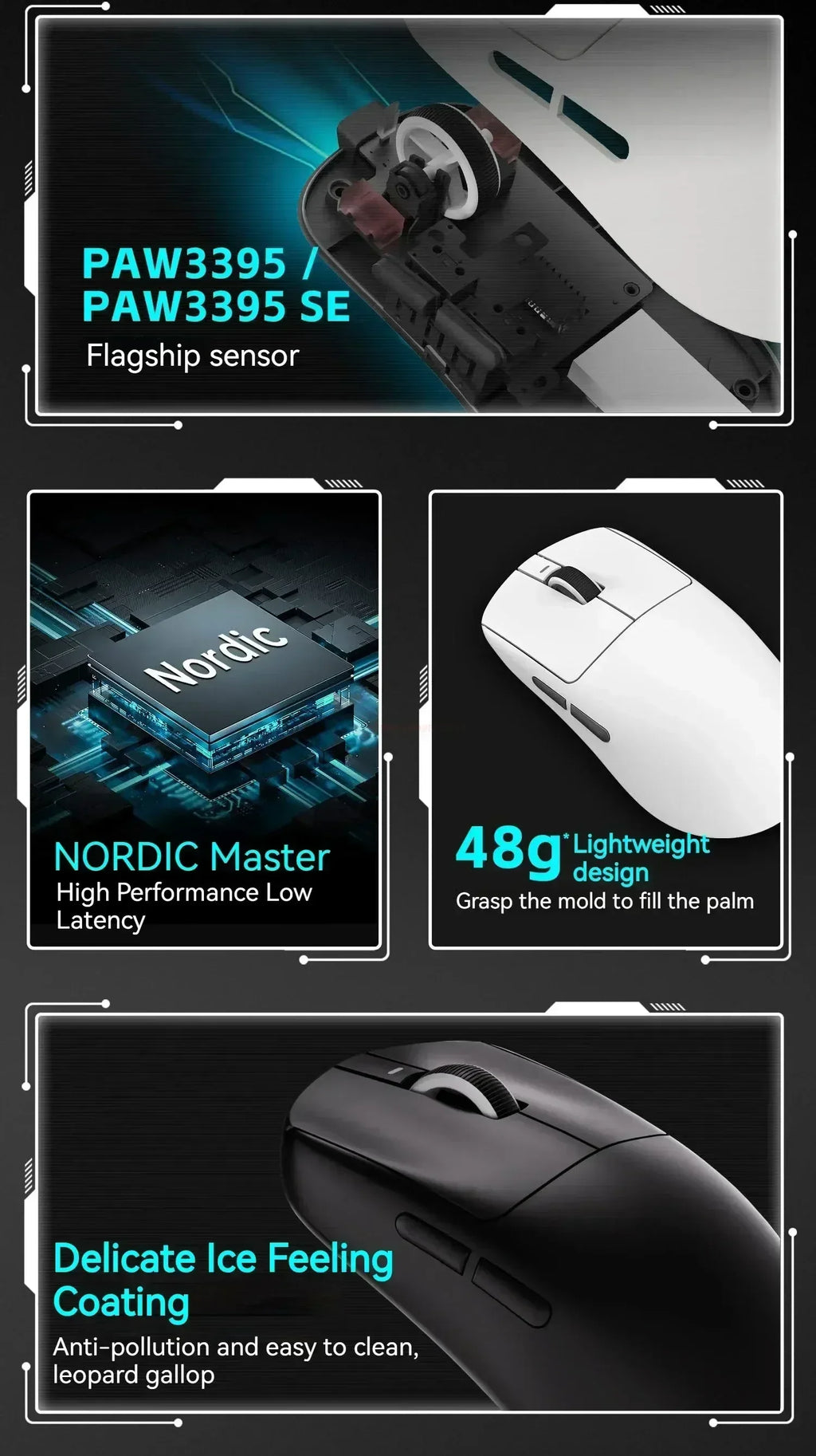 Vxe Dragonfly R1 ProMax Gaming Mouse – Lightweight Ergonomic Wireless for Esports
