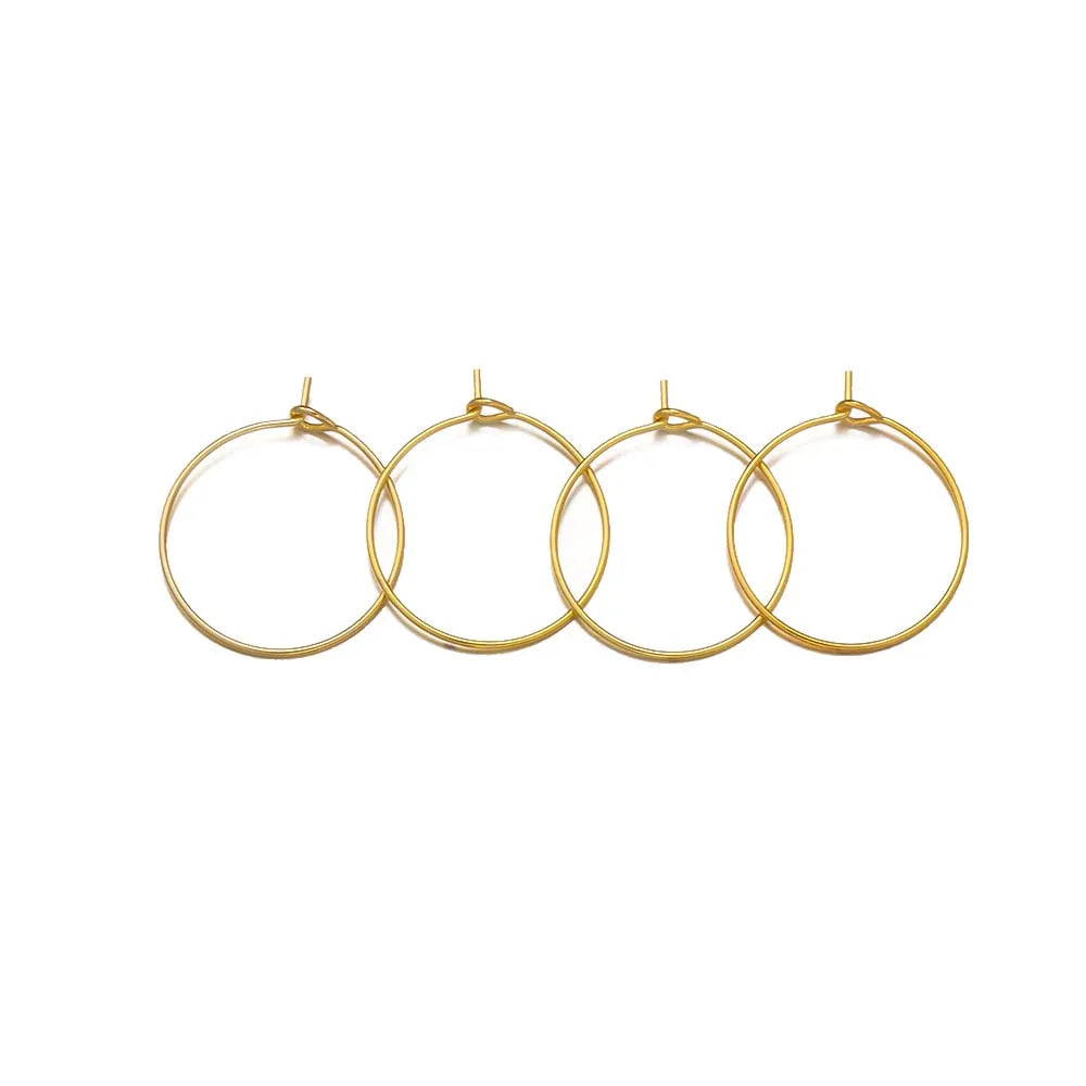 Surgical Stainless Steel Hoop Findings – Hypoallergenic DIY Jewelry Making