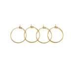 Surgical Stainless Steel Hoop Findings – Hypoallergenic DIY Jewelry Making