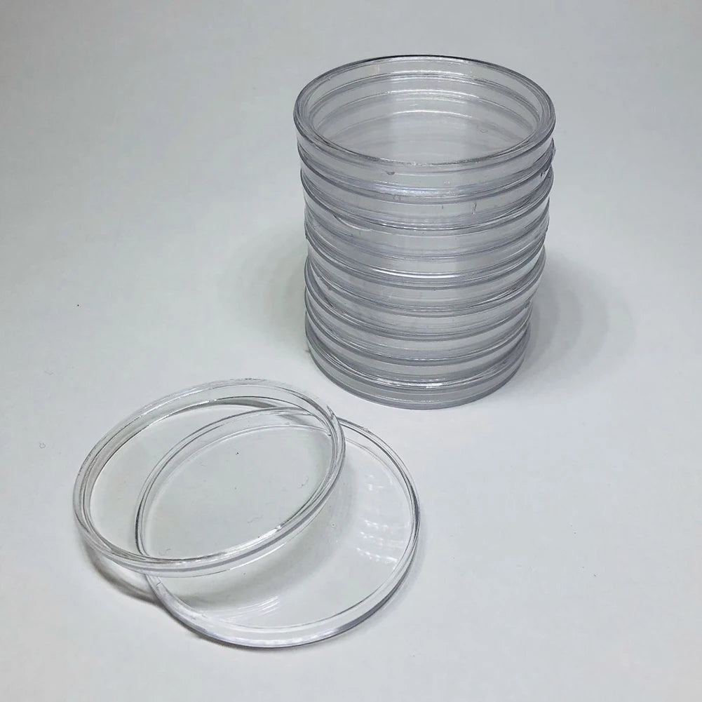 Clear Coin Capsules – 40mm Protective Storage Case for Numismatic Collection