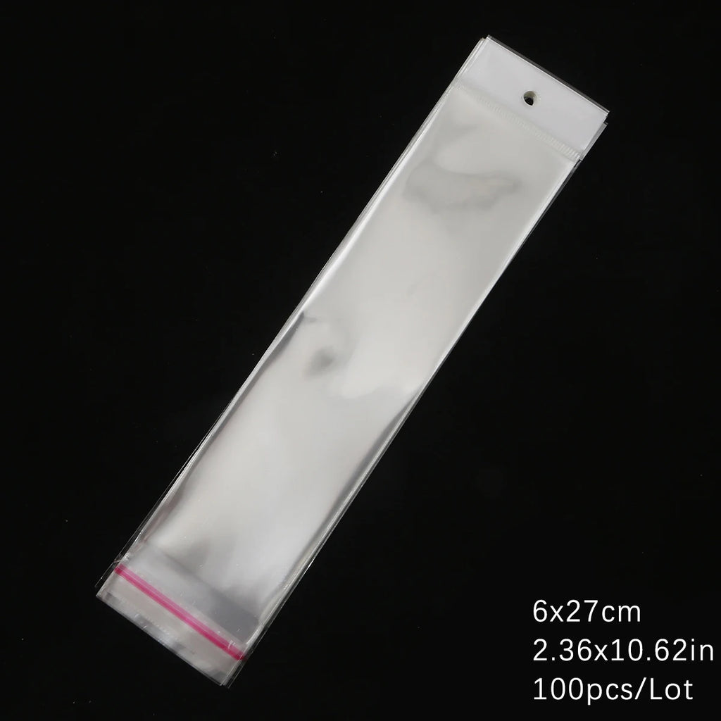 Self-Sealing Cellophane Bags – Transparent Adhesive Packaging for Gifts and Treats