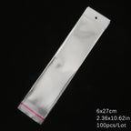 Self-Sealing Cellophane Bags – Transparent Adhesive Packaging for Gifts and Treats