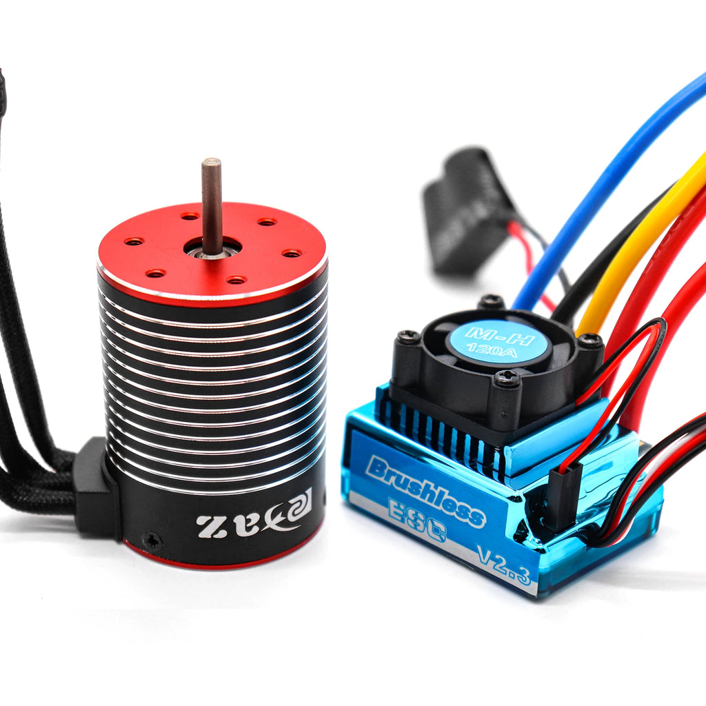Brushless RC Motor and ESC Set – High Performance for 1/10 Racing Cars