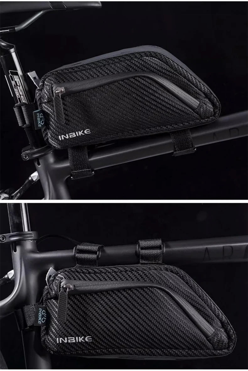 Waterproof Bike Top Tube Bag – Cycling Storage for Mountain and Road Bikes