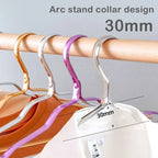 Aluminum Clothes Hangers – Anti-slip Metal Rack for Wardrobe Organization