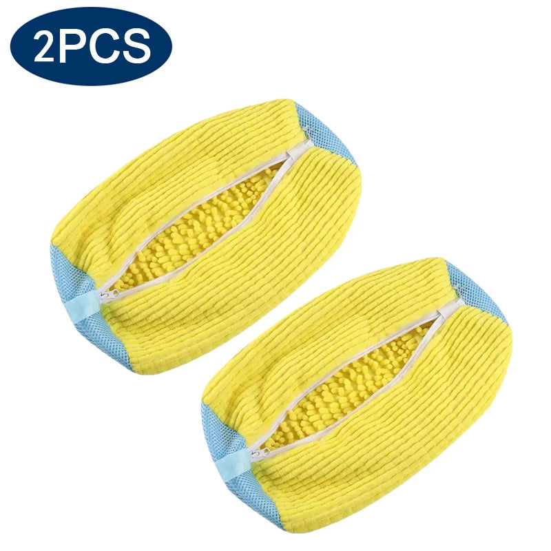 Mesh Shoe Washing Bag – Protective Cotton Net for Sneaker Laundry Cleaning