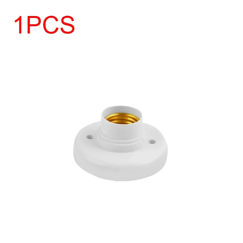 E27 Screw Light Bulb Socket – Ceiling Lamp Holder Base for Home Lighting