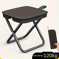 Portable Folding Stool – Lightweight Carrying Handle for Outdoor Camping