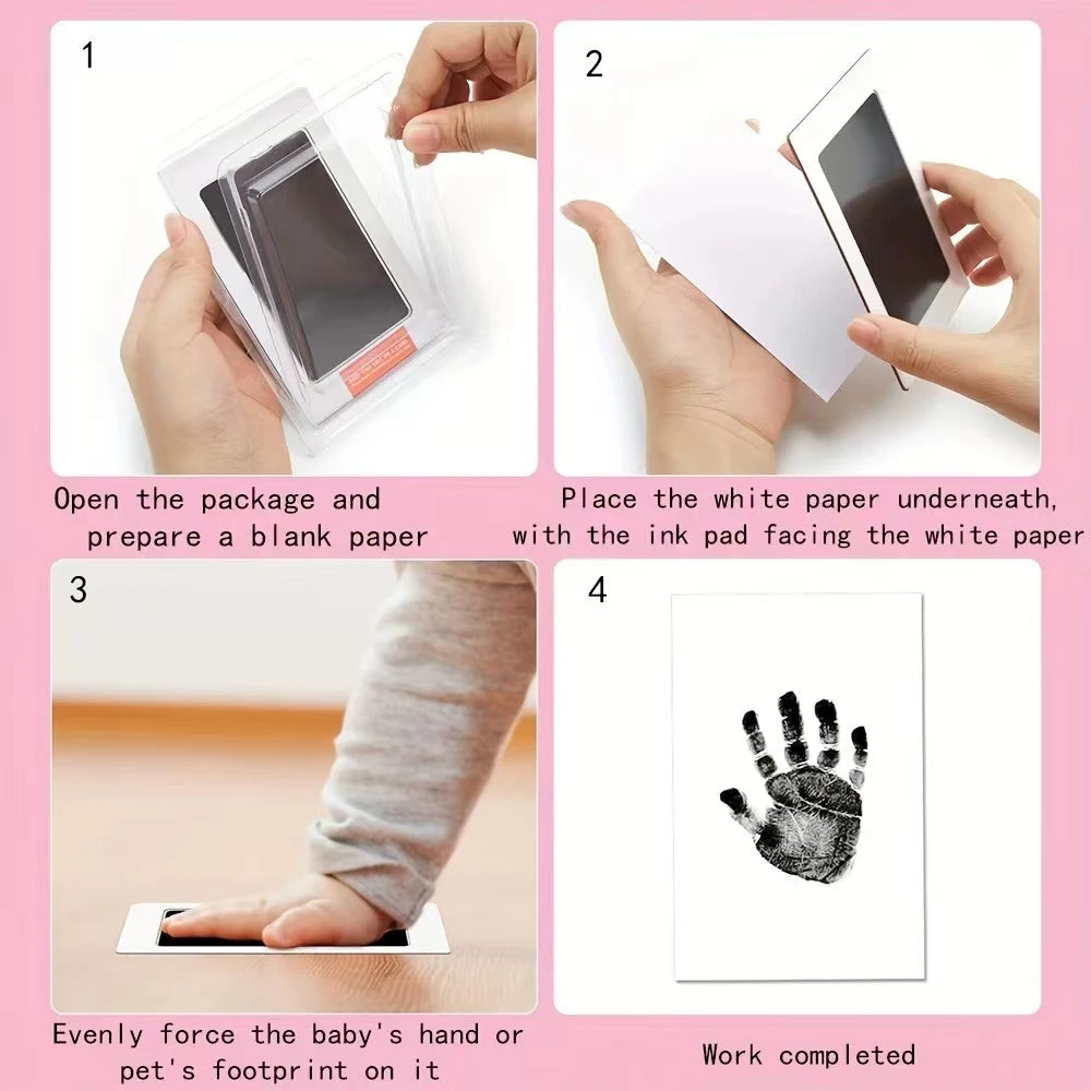 Paw Print Inkless Impression Kit – Clean Touch Keepsake for Pet Owners