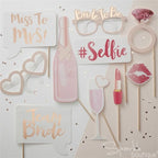 Team Bride Party Kit – Cups and Straws for Bachelorette Photo Props