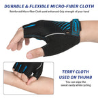 MOREOK Gel Padded Cycling Gloves – Breathable MTB Gear for Men and Women