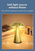 Mushroom Table Lamp – Iron Art Modern Decor for Bedroom Bedside Lighting