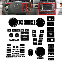 Button Repair Decal Stickers – Interior Dashboard Restoration for VW Touareg