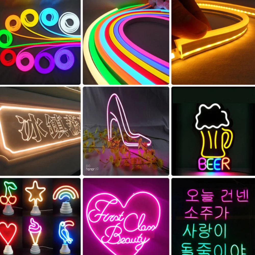 Zigbee RGB LED Neon Strip Light – Waterproof Flexible Tape for Smart Home Decor