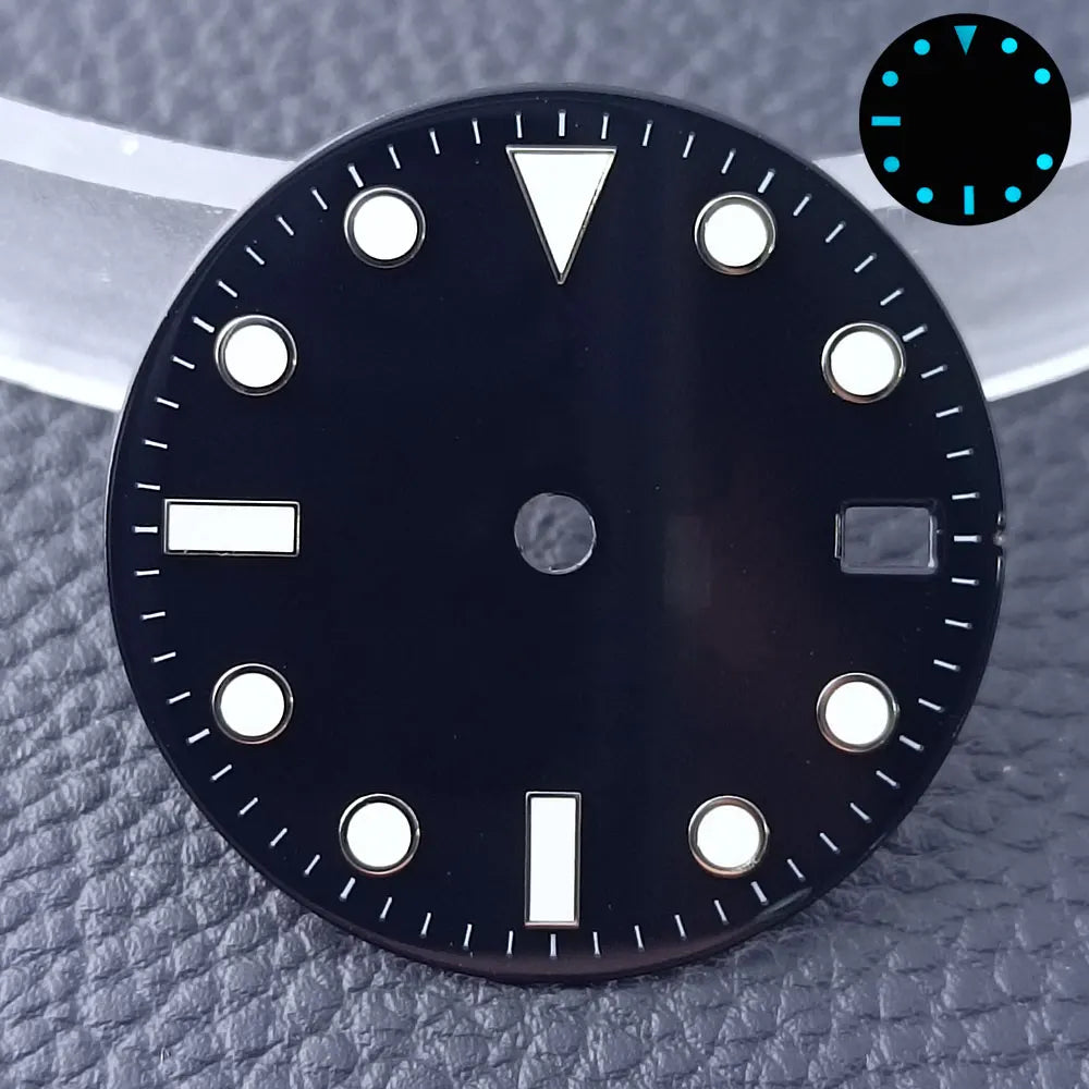 Custom GMT Watch Dial – 28.5mm Single Calendar for NH34 NH35 Movements