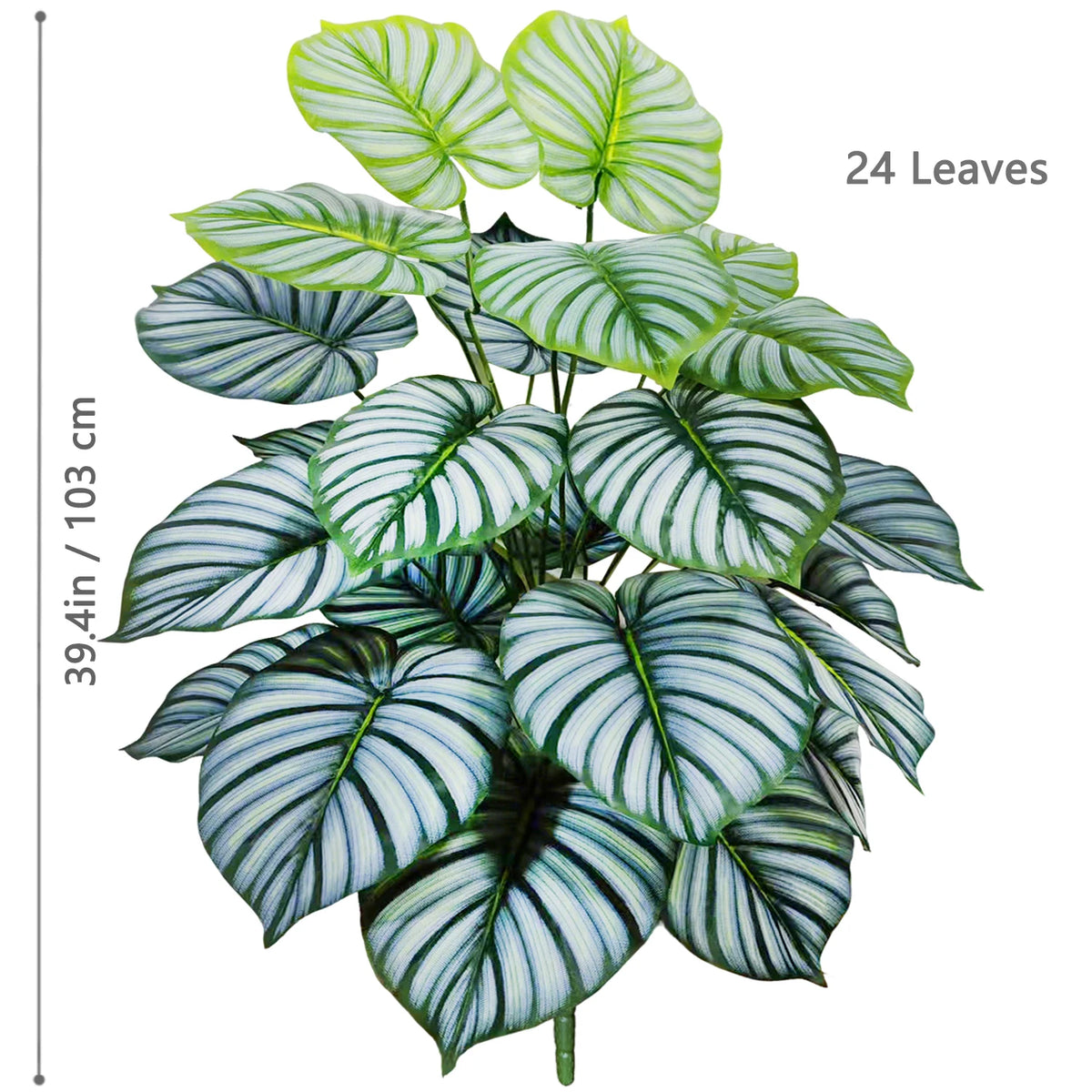Artificial Tropical Leaf Plant – 60-103cm Potted Faux Greenery for Home Decor